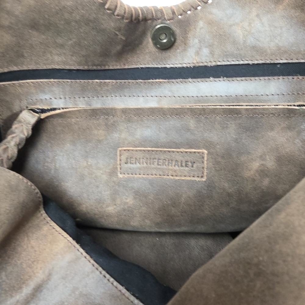 Jennifer Haley Fringe Leather Bag Large - Picture 9 of 10
